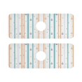 thumbnail image 7 of Yayeee Faucet Mat for Kitchen Sink 14.7" Diatomite Long Splash Guard Pad, Cute Nautical Pattern, 2 Pack, 7 of 7