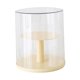 thumbnail image 4 of Caja de almacenamiento con soporte para exhibición de figuras, transparente, de doble capa, giratoria amarillo, 4 of 9
