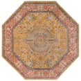 thumbnail image 2 of Rugs.com Lola Collection Rug – 8 Ft Octagon Yellow Medium Rug Perfect For Living Rooms, Kitchens, Entryways, 2 of 9