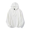 thumbnail image 4 of XIAOCHA Mens Solid Hoodie Loose Fit Fall Daily Long Sleeve Hooded Sweatshirts, 4 of 4
