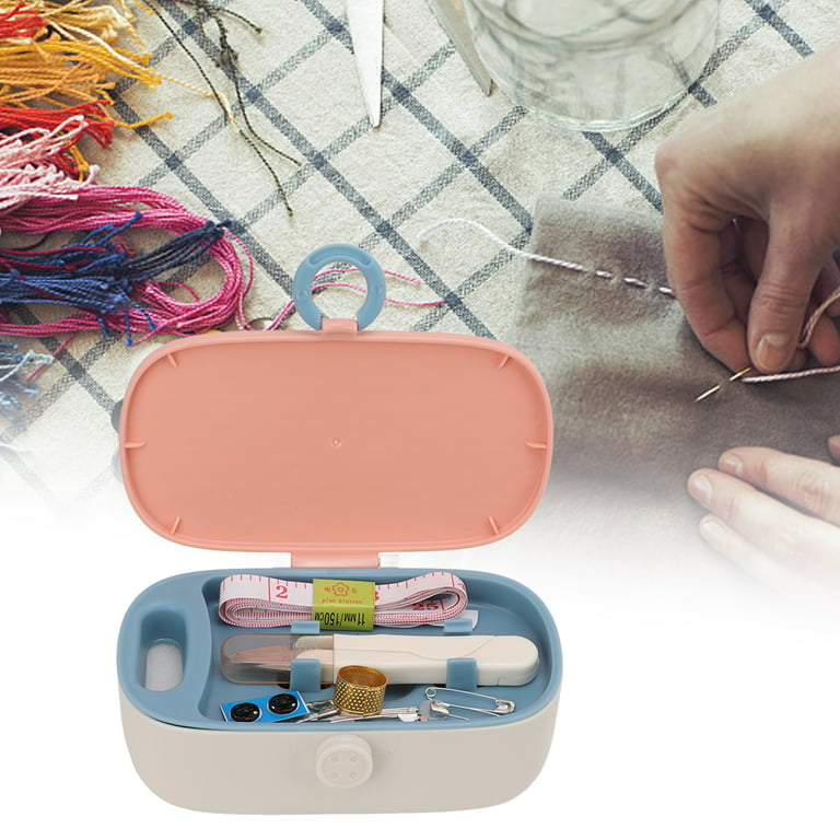 Mini Sewing Kit,Space Saving Safety Buckle Easy Identification Anti Pinch  Durable Travel Sewing Kit - Beginner Small Sewing Kit