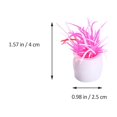 thumbnail image 3 of 8Pcs Mini Plant Models Miniature Plant Figurines Mini House Plant Ornaments, 3 of 7