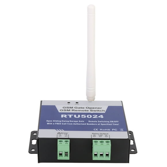 Gate Opener Relay,RTU5024 Upgrade GSM Gate Gate Opener Wireless Door Opener High-Intensity Output