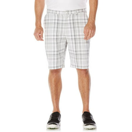 Ben Hogan Men's Flat Front Windowpane Golf Shorts - Walmart.com