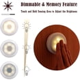 thumbnail image 2 of LED sans fil Tactile Dimmable Night Light Lampe à Induction Magnétique, 2 of 7
