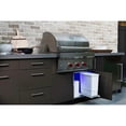 thumbnail image 5 of Rev-A-Shelf RV-814PB 20 Quart Pull-Out Waste Container Trash Can, White, 5 of 6
