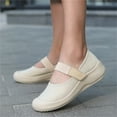 thumbnail image 6 of Sngxgn Women's Flats Comfort Ballet Flats Shoes Casual Slip On Shoes(Beige,42), 6 of 7
