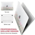 thumbnail image 3 of AYAMAYA Compatible with MacBook Air 13 inch Case 2025-2022 M4 A3240 M3 A3113 M2 A2681, Plastic Flowers Hard Shell & Keyboard Cover & Screen Film, 3 of 8