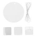 thumbnail image 6 of PBPBOX 1Set Felt Sublimation Car Freshener Blanks White Round Sheets for Heat Transfer, 6 of 8
