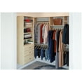 thumbnail image 4 of Easy Track PH61-CG 48" X 96" X 48" U-Shape Walk-In Closet Organizer System - Grey, 4 of 6