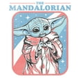 thumbnail image 2 of Boy's Star Wars: The Mandalorian Fourth of July Grogu Stars and Stripes Graphic Tee White Medium, 2 of 5