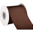 thumbnail image 4 of GFDYREE 4" Inch Double Faced Satin Ribbon Brown Solid Polyester Craft Ribbon - 25 Yards Perfect for Gift Wrapping, Crafts, Wreath, Wedding Party Ceremony Decoration, Floral Arrangement, Sewi, 4 of 7