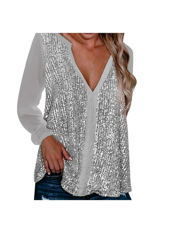 Sequin Tops Women