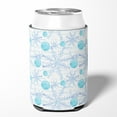 thumbnail image 2 of Winter Snowflakes on White Can or Bottle Hugger, 2 of 5