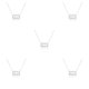 thumbnail image 1 of Ins Twelve Zodiac Sign Amistad Collar Ins Charm Delicado colgante a prueba de herrumbre Accesorio de moda Acuario Plata Qarigey, 1 of 5