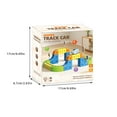 thumbnail image 2 of 2026 New Klick Rail Electric Train Set – Flexible Gravity-Defying 3D Race Track, Magical Track Train USB Rechargeable Cube Track with Signs STEM Educational Toy for Ages 4-8 (67PCS), 2 of 8