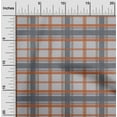 thumbnail image 1 of oneOone Polyester Lycra Light Gray Fabric Madras Check Sewing Craft Projects Fabric Prints By Yard 56 Inch Wide, 1 of 4