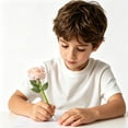thumbnail image 5 of Under $5 FEOLGEHLY 2Pcs Medium Point Black Gel Pen, 0.7mm Plastic Simulation Flower Pen, Smooth Writing Pen for Office, Journaling, Home & Daily Note Taking, 5 of 7
