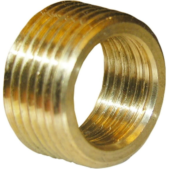 LASCO 17-9235 3/4-Inch Male Pipe Thread by 1/2-Inch Female Pipe Thread Brass Face Bushing