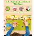 thumbnail image 5 of D-FantiX 3D Puffy Stickers for Kids Ages 4-8, Reusable Sticker Books, Farm Dinosaur Ocean Safari, Car Road Trip Activities, Airplane Travel Toys, Birthday Gifts for Boys Girls, 5 of 7