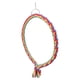 thumbnail image 5 of Juguete de anillo de cuerda de algodón para pájaros, columpio colorido para loros, juguetes para periquitos, cacatúas, agapornis, pinzones, guacamayo L, 5 of 12