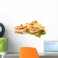 thumbnail image 1 of Club Sandwiches with Potato Wall Decal Sticker, Wallmonkeys Peel & Stick Vinyl Graphic (18 in W x 9 in H), 1 of 4