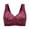 A-Red269, variant on Daisy Bras For Older Women Front Closure Seamless Floral Print Wireless Push Up Bras Everyday Wirefree Sleep Bras