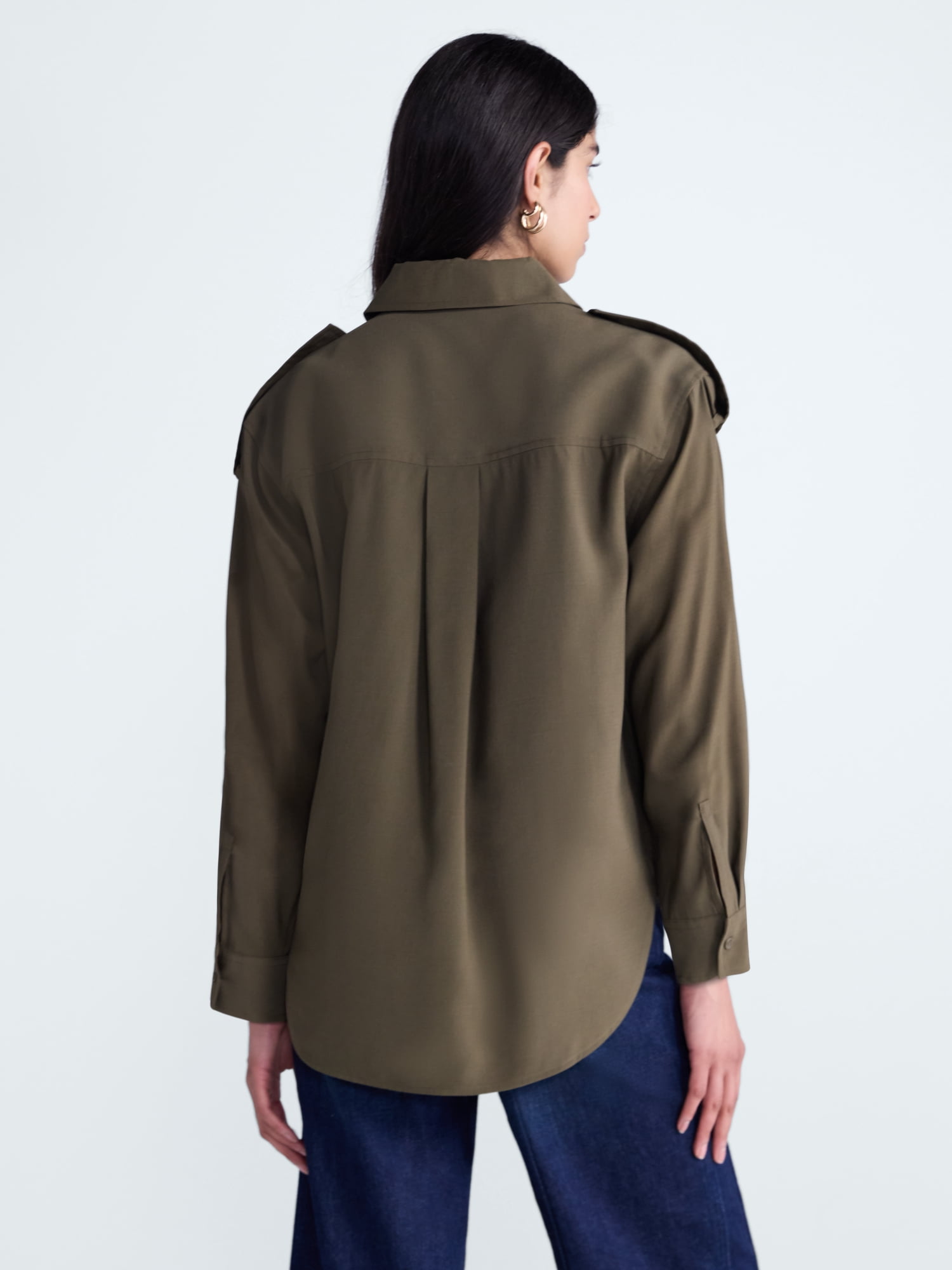 Scoop Women's and Women's Plus Utility Shirt, Sizes XS-4X