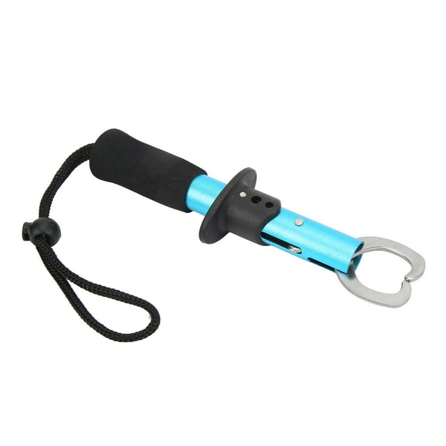 Fish Grabber, Protective Coating Closed Type Fish Holder Easy Operation For Daily Fishing Blue