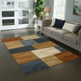 thumbnail image 2 of Mainstays Geometric Warm Blocks Multicolor Indoor Area Rug, 5' x 7', 2 of 7