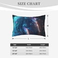 thumbnail image 4 of Lsque Crystal Pattern White Horse Pattern Pillow Case – Soft & Cozy Throw Pillow Cover, Hypoallergenic Cushion Case for Sleeping Women with Envelope Closure-14"x20", 4 of 6