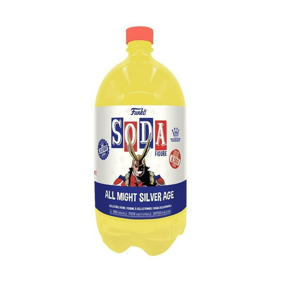 Funko Pop! Soda Vinyl: MHA My Hero Academia - All Might Silver Age 3 Liter *Chase Possible Shop Exclusive