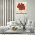thumbnail image 5 of Epic Art 'Red Poppy Portrait I' by Tim O'Toole, Acrylic Glass Wall Art, 24"x24", 5 of 5