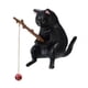 thumbnail image 2 of Adornos de pesca de gatitos, paisaje de pecera, maullido de pesca, buen clima, ocio, gato, pesca, decoraciones colgantes de gato, 2 of 2