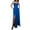 Blue, variant on Rompers for Women 2025 Wide Leg V Neck Off Shoulder Jumpsuits