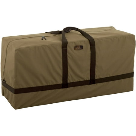Classic Accessories Hickory Patio Furniture Cushion Storage Bag, Tan