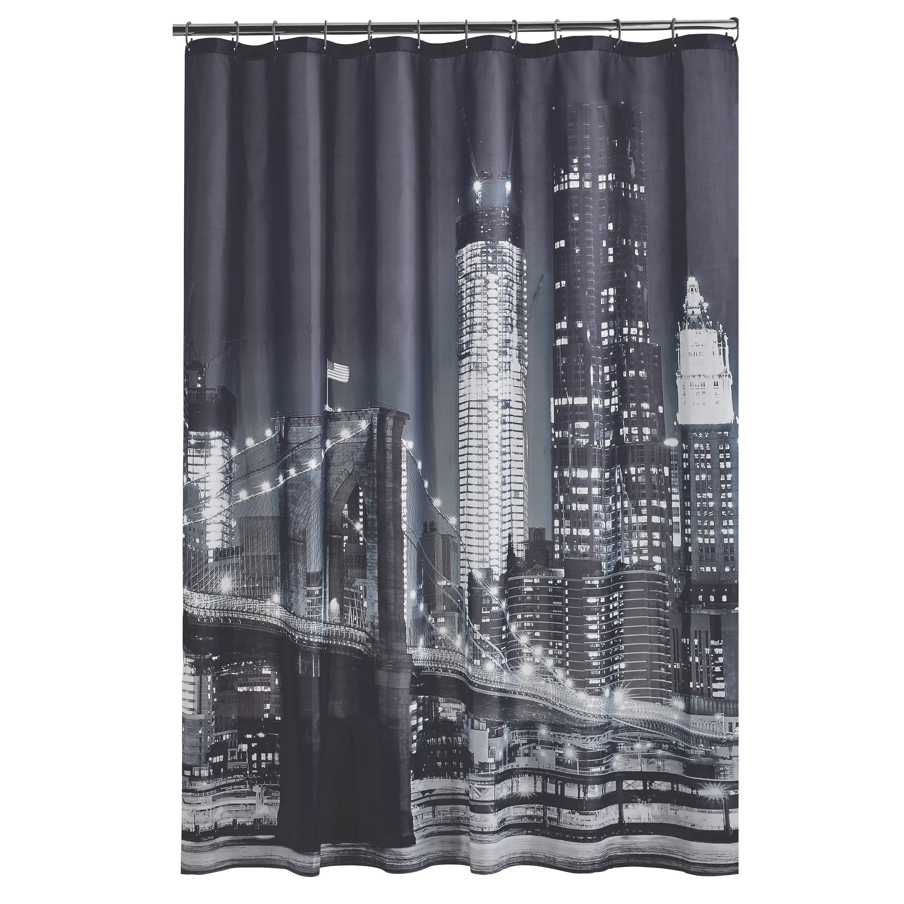 Soccer Ball on Zoom Fabric Shower Curtain Set 71X71/" Bathroom Polyester Curtains