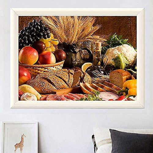 DIY Paint by Diamond Kits for Adults Home Room Office Decoration Kids Gift Presents for Him Her Fruit And Vegetable 15.7x11.8in 1 Pack By Heatop 