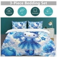 thumbnail image 5 of Hello Kitty 3-Piece Comforter Set for Bedroom, Hello Kitty Bedding Set for Kids Adults, Soft Microfiber Duvet Cover Set with Zipper Closure, 1 Duvet Cover + 2 Pillow Covers, 5 of 8