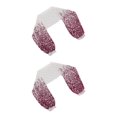 thumbnail image 4 of kurtrusly Boléro en Chiffon à Manches Longues pour Femmes Tendance Rouge Vin Fleur 2ensemble, 4 of 6