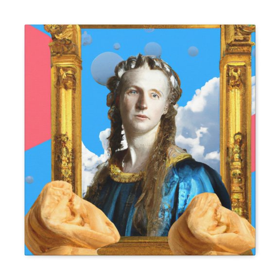 Majestic Cloaked Princess - Canvas