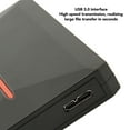 thumbnail image 4 of External Hard Drive Enclosure, 2.5inch Multiple Protection USB3.0 To  SSD Enclosure  For  I II III HDDs SSDs For 7mm To 9.5mm, 4 of 8