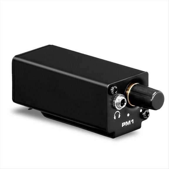 In Ear Monitor Amplifier Portable Stereo Headphone Amp with XLR Input Volume Adjustment Plug Play for Musician