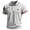 Light Gray, variant on Zimjoy 4th of July Men's Polo Shirts Patriotic Button Down 250 Anniversary USA Tee Tops American Flag Graphic Collared Independence Day T Shirts White L