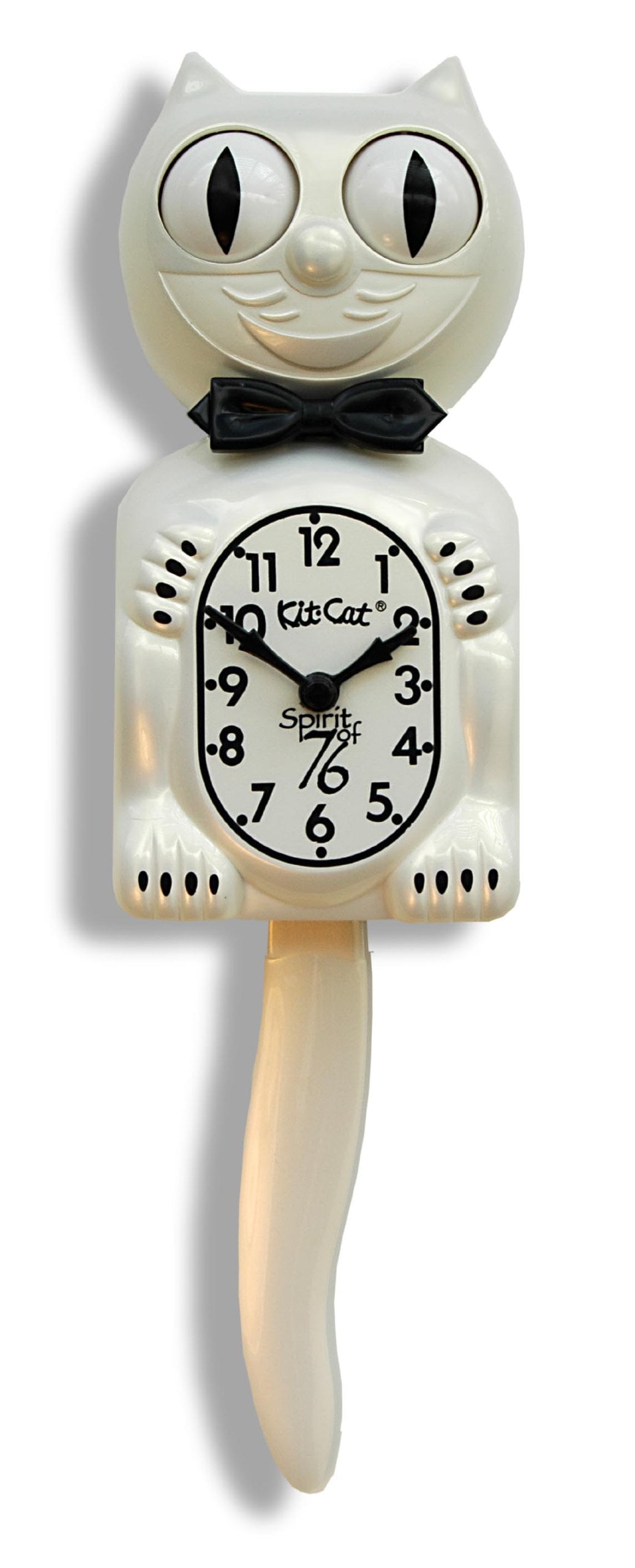 The Original Kit Cat Klock - Limited Edition Spirit Of '76 White Metallic  Clock