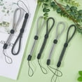 thumbnail image 4 of 8Pcs 2 Colors Wristlet Straps Hand Wrist Strap Lanyard Adjustable Polyester Keychain String Black Silver Wrist Lanyards for Cell Phone Camera USB Flash Drive Keychain Wallet for DIY, 4 of 6
