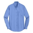 thumbnail image 5 of Mens SuperPro Twill Versatile Cotton/Polyester Shirt Ultramarine Blue 2X-Large, 5 of 6