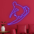 thumbnail image 3 of Glowneon Surfing Neon Sign, Surfing Shop Sign, Surfing Shop Decor, 3 of 4
