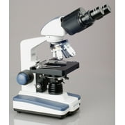 amscope 40x-2500x led digital binocular compound microscope w 3d stage + 5mp usb camera