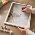 thumbnail image 4 of 10 x 10 Picture Frame for Diamond Painting, Square Wooden Art Display For Wall Installation And Tabletop Decor, 4 of 5